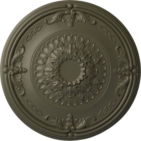 Ekena Millwork Athens Ceiling Medallion (Fits Canopies up to 3 5/8"), Hand-Painted Witch Hazel, 26 1/4"OD x 3 1/4"P CM27ATWHF